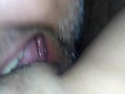 Oral orgasm, and boy can she bellow